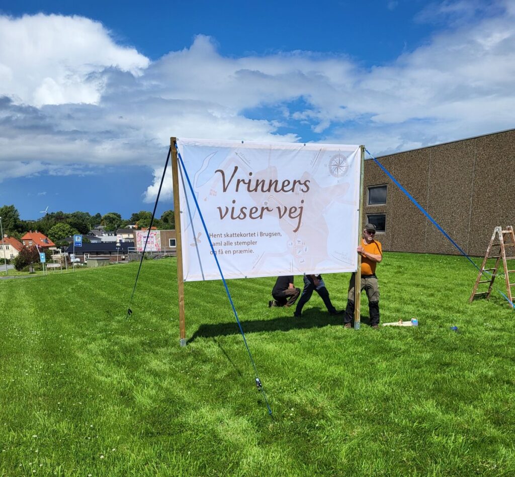 Vrinners Viser Vej: skilt